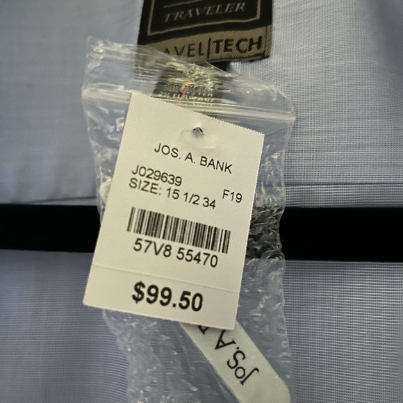 NWT blue dress shirt - Picture 4 of 5